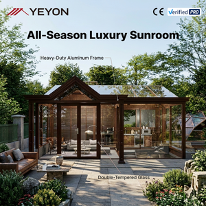Yeyon 2026 OEM Stock en gros Pavillon solarium vitré pour Dépôt de Matériaux International, Verrière extérieure résidentielle - Product Image 1