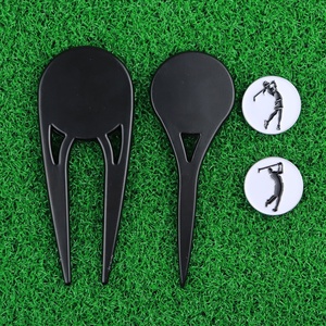 Marqueurs de balle de golf personnalisés en céramique, amusants, en gros, souples, avec ouvre-bouteille, à motifs numériques, à motifs de roseaux, à motifs de chat, gravables, magnétiques, pour birdie, de qualité, vierges - Product Image 1