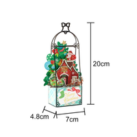 Carte de Noël pop-up 3D personnalisée Carte cadeau de sapin de Noël joyeux pour les enfants Voeux parfait pour les vacances