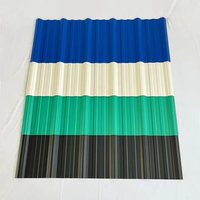 Tejas españolas de plástico impermeable Telha De PVC Colonial ASA hoja de resina sintética 3 capas