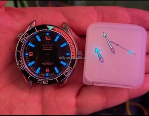 Componenti per Orologi di Alta Qualità OMG600 in Acciaio Inossidabile: Cassa, Quadrante e Ghiera con Vetro Zaffiro Super Luminoso Blu - Resistente agli Urti - Product Image 6