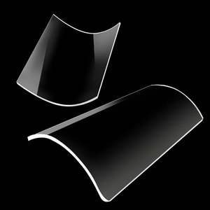 Tấm Acrylic Uốn Cong Nóng Tùy Chỉnh, Acrylic Bán Hồ Quang, Tấm Acrylic Uốn Cong Hình Vòng Cung Nóng - Product Image 2