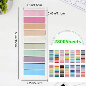 25 paquets de 5000 feuilles de notes autocollantes transparentes Kawaii en PET, autocollants d'index pour étudiants - Product Image 2