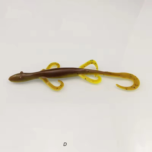 Nouvelle Offre : Leurre Souple Artificiel en Plastique pour Pêche au Bar, Type Lizard, 14cm, 7.8g, Lot de 6 Pièces, Vente en Gros OEM - Product Image 2
