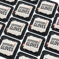 Gants jetables en plastique transparent personnalisés adaptés à la décoration de la boulangerie, à la fabrication de gâteaux et à la préparation de la pâtisserie