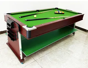 Factory Direct Selling Hot Selling Billiard Table Air Hockey Table Tennis 7 Feet Multi-function 4 In 1 Billiard Table