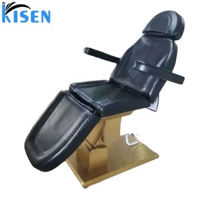 Table de massage électrique KISEN pour salon et spa, lit de physiothérapie réglable, chaise de traitement facial, lit de beauté incurvé pour cosmétiques - Product Image 3