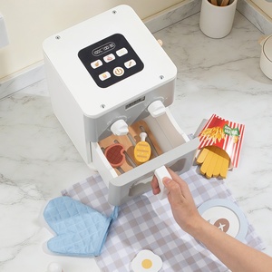 Nuovo Set da <span class=keywords><strong>Cucina</strong></span> Giocattolo <span class=keywords><strong>Montessori</strong></span> per <span class=keywords><strong>Bambini</strong></span>, Friggitrice ad Aria in <span class=keywords><strong>Legno</strong></span> Realistica, Gioco di Ruolo per <span class=keywords><strong>Bambini</strong></span> - Product Image 2