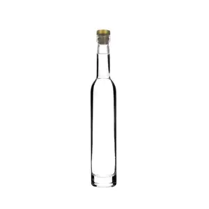 Personnalisé de haute qualité clair liqueur vin whisky vodka tequila bouteille en verre bouteille de vin bouteilles vides pour liqueur