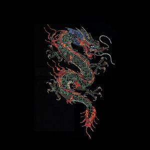 <span class=keywords><strong>Motivi</strong></span> in Strass Termoadesivi con Design a Drago per <span class=keywords><strong>Abbigliamento</strong></span>, Trasferimento a Caldo di Alta Qualità, Colore Personalizzabile - Product Image 5