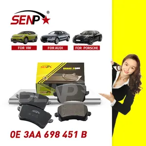 SENP Má Phanh Ô Tô Giá Trực Tiếp Từ Nhà Máy Hàng Đầu Trung Quốc Má Phanh Gốm Chất Lượng Cao Cho AUDI VW BMW BENZ PORSCHE