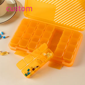 <span class=keywords><strong>Pilulier</strong></span> hebdomadaire personnalisé avec logo, <span class=keywords><strong>pilulier</strong></span> portable détachable <span class=keywords><strong>matin</strong></span> et <span class=keywords><strong>soir</strong></span>, <span class=keywords><strong>pilulier</strong></span> de voyage double rangée - Product Image 6