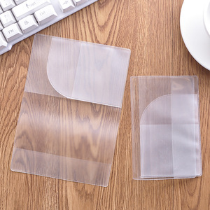 Funda para Pasaporte Transparente Esmerilada Impermeable, Portadocumentos para Viajes y Almacenamiento en el Hogar, 7 Pulgadas, Color Sólido, Otro Material - Product Image 2