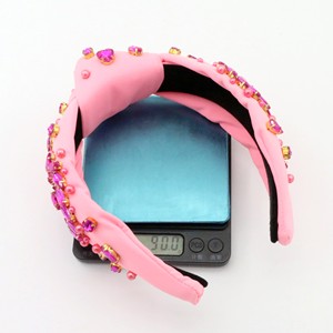 Mới Đến Cô Gái Màu Hồng Hàn Quốc Tùy Chỉnh Long Lanh Thanh Lịch Ngọt Ngào Đơn Giản Chất Lượng Cao Phụ Kiện Tóc - Product Image 3