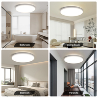 Ménage moderne Dimmable Anti-Moustique Étanche À La Poussière Salon Chambre Plafonnier/Plafonnier/Plafonnier Led