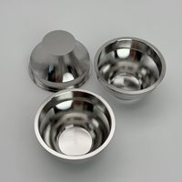 Filtre à café en acier inoxydable de qualité alimentaire OEM, fabriqué par emboutissage profond, bol à poudre en acier inoxydable, accessoires pour machine à café