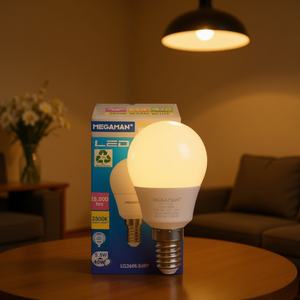 Bombilla LED Megaman E14 5.5W Equivalente a 40W 2800K Blanco Cálido Iluminación Interior Regulable - Product Image 2