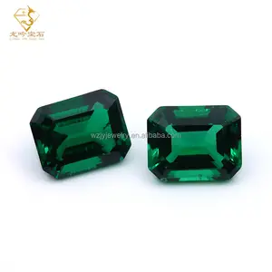 Factory Wholesale Zambian Emeralds Green Lab Grown Sapphire Loose High Quality Lab Gemstones