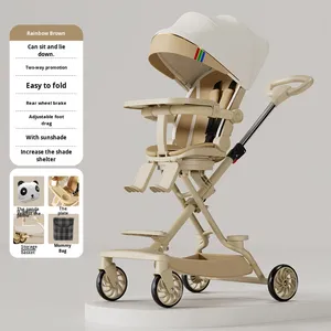 Passeggino Modello in Lega di Alluminio Leggero Pieghevole con Vista Bidirezionale <span class=keywords><strong>per</strong></span> <span class=keywords><strong>Neonati</strong></span> Seduti/Sdraiati - Product Image 6