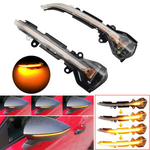 Cristal de Indicador de Espejo con Luz LED de Señal de Giro Dinámica para <span class=keywords><strong>Seat</strong></span> León III 5F ST <span class=keywords><strong>FR</strong></span> Cupra <span class=keywords><strong>Arona</strong></span> KJ7 Ibiza 6F 2013-2019 - Product Image 2