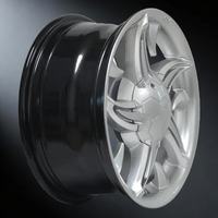 Vorgin Nouvelle Vente Chaude Stock Pièces Auto OEM Jantes en Alliage Pièces Auto Argent 14 15 Pouces 4*100/114.3 Moyeu de Roue Adapté pour VTT Voiture