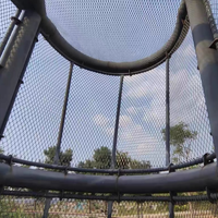 Grande volière pour oiseaux en plein air Cage en treillis métallique en acier inoxydable Technique tissée avec service de coupe personnalisé