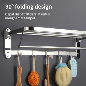 Pano.V Modern Design Stainless Steel Wall Mounted Corner Storage Rack Bathroom <b>Shower</b> Shelves for Home or Hotel Use for Kitchen - Product Image 4