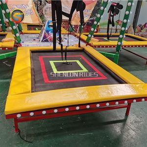 <span class=keywords><strong>Shenlong</strong></span> China, Juegos Mecánicos para Parques de Diversiones, Trampolín Eléctrico 4 en 1 para Niños con Luces, Estructura de Acero Aleado, Potencia de 2 kW - Product Image 4