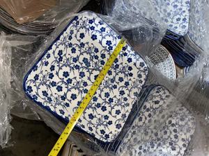 Pad in ấn đầy màu sắc gốm tấm món ăn và bát mix được bán bởi các tấn - Product Image 3