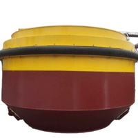 Fournitures marines : Bouée d'amarrage flottante en acier à vendre, avec plan CAO de précision, compatible avec les pontons en acier de dragage