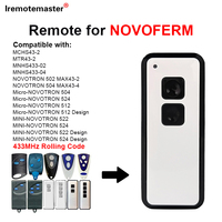 Pour NOVOFERM porte de Garage télécommande 433MHz NOVOFERM MINI NOVOTRON 502 504 512 522 524 ouvre-porte