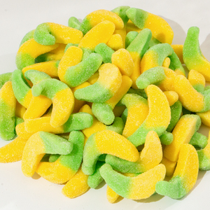 Bán buôn số lượng lớn chuối hình dạng chua ngọt Jelly Gummy kẹo | chuối hương vị trái cây mềm Chewy kẹo | biểu tượng tùy chỉnh có sẵn - Product Image 3
