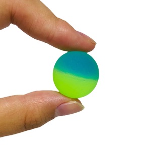 Vente en gros 25 mm synthétique givré caoutchouc coloré balle rebondissante élastique balle sautante pour distributeur automatique - Product Image 5
