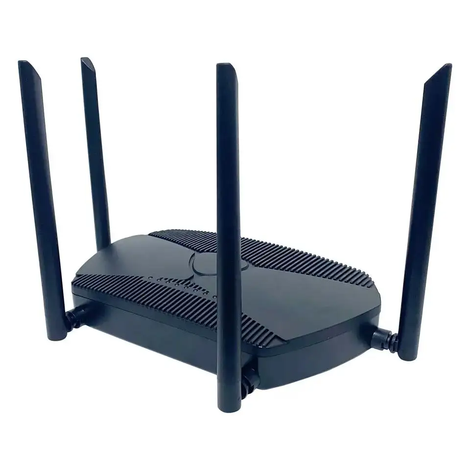 Router Wireless Gigabit Wifi6 4 antenne ad alto guadagno estensore di rete AX3000 2.4G 5.0 Ghz Router Wifi nero 300mbps 2.4G e 5G Zp36