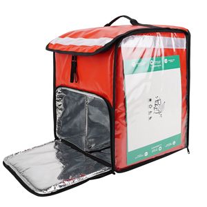 Grande boîte de livraison de nourriture rigide et résistante pour <span class=keywords><strong>moto</strong></span>, sac à dos isotherme pour la livraison de nourriture, sac de livraison de pizza - Product Image 1