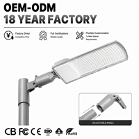 Lampadaire Commercial LED en Aluminium CRANE AC IP65 140Lm/W SMD 2835 pour Éclairage Extérieur de Voies Publices et de Parkings – Garantie 5 Ans