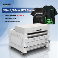 Machine à secouer DTF commerciale entièrement automatique, à haute productivité et à économie d'énergie, 90 cm/36 pouces, pour encre de sublimation, Nouveauté