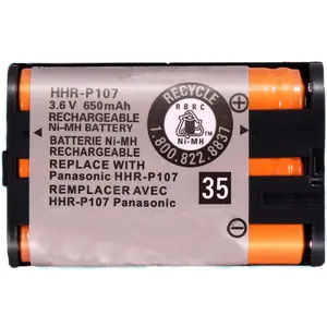 AAA 650mAh 3.6v Nimh Recharge Battery Pack Batteries For Cordless Phone HHR-P107 KX-TG20 BATT-107 CPH-514 KX-TG30 KX-TG3021