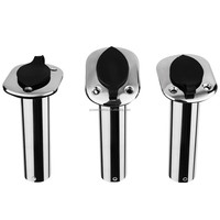Accessoires de quincaillerie marine personnalisés en gros Porte-canne en acier inoxydable 316 avec capuchon et insert