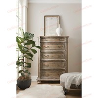 Vintage Elegantes Amerikanisches Massivholzbett Holzgeschnitztes Kingsize-Bett Luxuriöses Antikes Handgefertigtes Queen-Schlafzimmer-Set