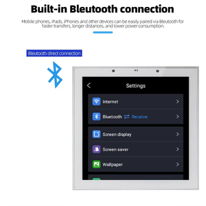 Умный планшет Zhiku Tuya 4 дюйма, настенный музыкальный плеер с усилителем <span class=keywords><strong>2</strong></span>.0, Android 11, для умного дома, пластиковый корпус, <span class=keywords><strong>2</strong></span> (<span class=keywords><strong>2</strong></span>.0) - Product Image 2