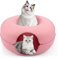 Lit pour chat pliable en feutre, best-seller, avec grotte, grande maison pour chat en feutre