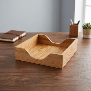 B.S. Portapañuelos de Madera Estilo Americano, Personalizable, Decorativo, Impermeable, para Restaurante - Product Image 1