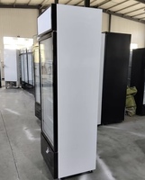 Refrigerador Comercial Vertical para Bebidas con Pantalla LED y Ruedas Giratorias para Enfriador de Bebidas de Bar