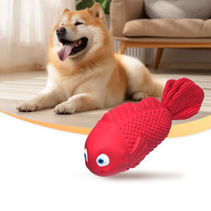 2025 köpek oyuncak üreticileri yeni tasarım balık şekilli köpek diş temizleme oyuncaklar Pet interaktif ve hareket oyuncaklar - Product Image 1