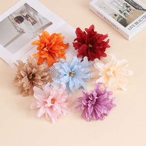 Cabeza <span class=keywords><strong>de</strong></span> Orquídea Artificial <span class=keywords><strong>de</strong></span> Seda Morada, Decoración <span class=keywords><strong>de</strong></span> Pared para Accesorios <span class=keywords><strong>de</strong></span> <span class=keywords><strong>Ropa</strong></span> y Horquillas, Estilo Antiguo, Arreglo para Bodas - Product Image 2