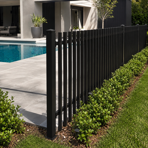 <span class=keywords><strong>Portail</strong></span> de clôture à lames en aluminium 6063 moderne et personnalisé, fourni directement par l'usine, <span class=keywords><strong>pour</strong></span> villa et jardin - Product Image 4