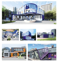Bâtiment de bureau modulaire préfabriqué en acier de 20 pieds, type Apple Cabin, pour entrepôt et transport, portable