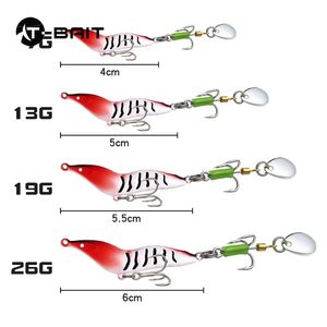 Appât en métal de haute qualité à longue portée 7g-26g attaque complète <span class=keywords><strong>crevettes</strong></span> plomb poisson sang fente crochet pivotant paillettes appât en gros - Product Image 4