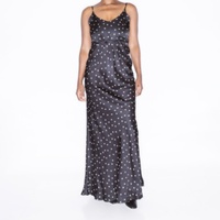 Robe midi en dentelle douce pour femmes, tissée naturellement, à pois, vintage, décontractée et chic pour l'été